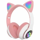 Беспроводные LED наушники с кошачьими ушками Cat VZV-23 M