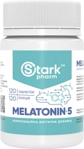 Мелатонін Stark Pharm Melatonin 5 мг 120 таблеток (2236) (4829888000676)