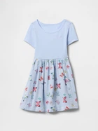 Детское комбинированное платье GAP 1159850393 (Голубой 12-18M) на рост 80 см