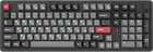 Клавіатура бездротова GamePro Asgard Drakkar Keychron Super Red Switch Wireless/Bluetooth/USB Black (MK305BK)