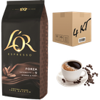 Кофе в зернах L`OR Espresso Forza 1 кг(ящик 4кг)