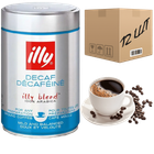 Кофе в зернах ILLY Decoffeinate, без кофеина 250 г ж/б (ящик 12шт)