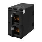 Аэрофритюрница двухкамерная NOVEEN AF5050 DoubleCrisp X-LINE 11л / Воздушная аэрофритюрница безмасляная