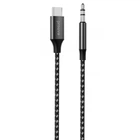 Аудіо кабель Aux Proove SoundMesh Type-C to 3.5mm (1m) (Gray) (183428)