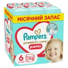 Подгузники Pampers трусики Pants Giant Размер 6 (14-19 кг) 93 шт (8006540491010)