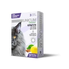 Капли для животных Unicum Organic для отпугивания блох и клещей для кошек 3 шт (4820150202095)