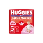 Подгузники Huggies Little Movers/Pants 5 Jumbo 12-17 кг для девочек 34 шт (5029053564272)