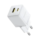 Зарядное устройство Baseus Palm Fast Charger C+U 20W moon white (P10111608213-00)
