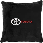 Подушка декоративна Evatech Toyota Чорна з вишивкою 45х45 см (MPCSHBV031)