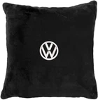 Подушка декоративна Evatech Volkswagen Чорна з вишивкою 45х45 см (MPCSHBV032)