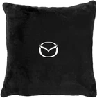 Подушка декоративна Evatech Mazda Чорна з вишивкою 45х45 см (MPCSHBV015)