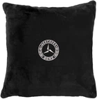 Подушка декоративная Evatech Mercedes-Benz Черная с вышивкой 35х35 см (MPCSSBV017)