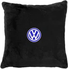 Подушка декоративная Evatech Volkswagen Черная с вышивкой 35х35 см (MPCSSBV033)