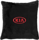 Подушка декоративна Evatech Kia Чорна з вишивкою 45х45 см (MPCSHBV053)
