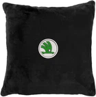 Подушка декоративна Evatech Skoda Чорна з вишивкою 45х45 см (MPCSHBV028)