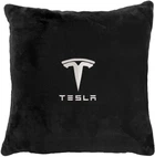 Подушка декоративна Evatech Tesla Чорна з вишивкою 35х35 см (MPCSSBV040)