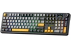 Клавиатура игровая механическая AULA F-108-Pro Wireless Gasket Keyboard Reaper switch, 2.4G, BT, Black