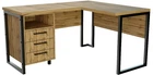 Стол офисный угловой Gamma Style СУЛГ-3 140х120х76 см Дуб аппалачи (15362206)