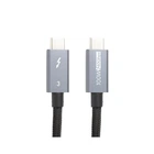 Дата кабель USB-C to USB-C 2.0m Thunderbolt 3 40Gbps, 100W, 20V/ 5A, 4K/ PowerPlant (CA913343) (347048)