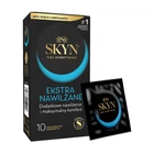 Безлатексні преміум-презервативи SKYN Ekstra Nawilżanel 10 шт, ультратонкі, на 40 % більше мастила