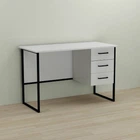 Письменный стол Ferrum-decor Гарри 75x120x60 черный ДСП Белое 16мм (FRD-103531)