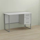 Письмовий стіл Ferrum-decor Гаррі 75x140x70 сірий ДСП Біле 16мм (FRD-101481)