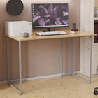 Компьютерный стол Ferrum-decor Ханна 75x100x60 серый ДСП Дуб Сан-Марино 16мм (FRD-101394)