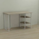 Письмовий стіл Ferrum-decor Кевін 76x100x70 білий ДСП Дуб Сонома 32мм (FRD-101274)