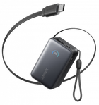Портативний зарядний пристрій Anker Nano - 10000 mAh 45w Built-In usb-c Cable Black (a1638h11)
