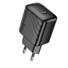 Мережевий зарядний пристрій HOCO CS24A Puerto single-port PD25W charger (EU) чорний