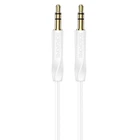 Аудіокабель BOROFONE BL16 3.5mm male to 3.5mm male, PVC, 1m, White