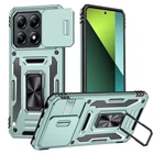 Чехол противоударный Epik Defender Cam Ring Case для Xiaomi 14T Зеленый / Light Green