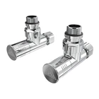 Кран угловой Laris 1/2" - 1/2" Обычный 2шт. (LX-4702)