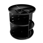 Органайзер для косметики вращающийся 360° Rotation Cosmetic Organizer складной черный
