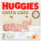 Підгузки Huggies Extra Care 2 (3-6 кг) 58 шт (5029053578071) (7444)