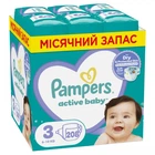 Подгузники Pampers Active Baby Midi Размер 3 (6-10 кг), 208 шт. (8001090910745) (6673)