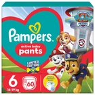 Подгузники Pampers Extra Large Размер 6 (14-19 кг) Paw Patrol 60 шт (8006540863657) (7552)
