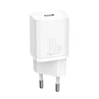 Мережевий зарядний пристрій Baseus Super Si Quick Charger 1C 30W White USB-C Type-C