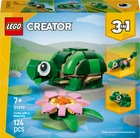 Конструктор LEGO Creator Черепаха и водяная лилия 124 элемента (31377)