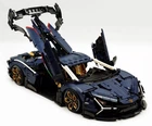 Конструктор машинка і GULY 10624 Lamborghini Aventador маштаб 1:8 4106 деталей Ламборджині