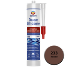 Герметик Duax Silicone №233 (какао) 300 ml