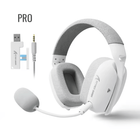 Наушники Attack Shark L80 Pro беспроводные Bluetooth и 2.4G игровые для ПК, PS, Switch, телефона - Белый
