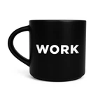 Чашка «Work» черная