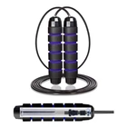 Скакалка скоростная для кроссфита Cornix Speed Rope Classic с отягощением XR-0351 Black/Blue