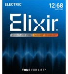 Струны для электрогитары Elixir 12302 Nanoweb Nickel Plated Steel Baritone 12/68