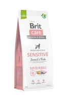 Сухий корм Brit Care Dog Sustainable Sensitive для собак з чутливим травленням з рибою і комахами