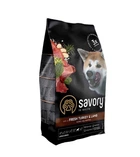 Сухий корм для собак великих порід Savory зі свіжим м'ясом індички та ягняти