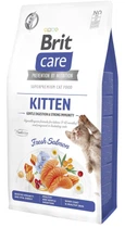 Сухой корм для котят Brit Care Cat GF Kitten Gentle Digestion Strong Immunity с лососем