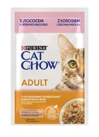 Корм  Purina Cat Chow Adult с лососем и зеленой фасолью 85 г