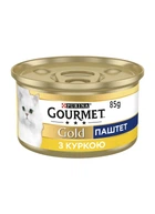 Упаковка влажного корма для кошек Purina Gourmet Gold Паштет с курицей